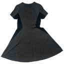 Shoshanna Charcoal Grey & Black Fit & Flare Color Block Dress Size 6 Photo 1