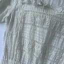 Love Shack Fancy  Off the Shoulder Mini tiered mini dress size M, romantic, FLAWS Photo 13