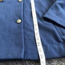 Banana Republic  Brushed Heavy Knit Jacket Womens Medium Blue NEW $130 Pea Coat Photo 11