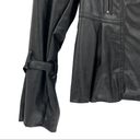 BCBGMAXAZRIA  Faux Leather Asymmetrical Moto Jacket Photo 9