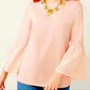 Stella & Dot NEW  Maette Peach Long Bell Sleeve Lightweight Top Women’s Size 2X Photo 1