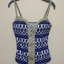 Bleu Rod Beattie  Blue and Yellow Tankini Top Photo 1