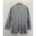 Banana Republic  Women's Sweater Jacket size Small Faux Pocket Double Button Grey Photo 1