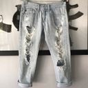 AG Adriano Goldschmied AG Destroyed Piper Slouchy Crop Jeans Photo 1