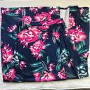 Unbranded Floral High Slit Maxi Skirt Women's Size XL Swim Cover Blue Pink Green Photo 3