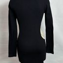 ZARA Ribbed Open Side Mock Neck Sweater Photo 1