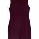 Wilfred Free  Women's Maroon Sleeveless Body Con MininDress Size Small Photo 2