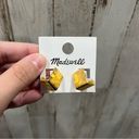 Madewell [NWT]  Block Statement Earrings in Vintage Gold Photo 1