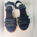 Gap Women’s Strappy Flatform Espadrilles Blue Platform Sandals Size 10 Photo 1