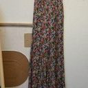 Urban Outfitters UO Lola Bright Colorful Floral Halter Wide Leg Cropped Jumpsuit Photo 3