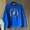 Gildan Poshmark Thrift List Ship Repeat Graphic Crewneck  Sweatshirt Photo 0