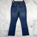 Banana Republic NWT  High Waisted Crop Cutoff Bootcut Jeans Stretch Denim Blue 24 Photo 4