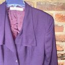 Tahari  Vintage Wool Button Down Long Trench Coat Blazer Jacket Women's Size 4 Photo 1