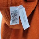 Lou & grey  Womens Poncho Sweater One Size Orange Turtleneck Wool Blend Armholes Photo 8