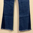 sts blue  Denim Jeans 24 Scarlett Kick Flare High Rise Distressed Raw Hem 2-tone Photo 4