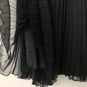 Laundry by Shelli Segal  Silk Pleated Dress Black Photo 7