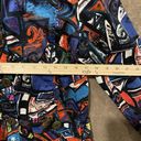 Chico's  Jacket Womens Medium 1 Colorful Abstract Button Up Wearable Artsy Boho Photo 6