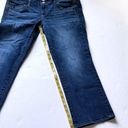 American Eagle  Artist Crop Jeans 14 Womens Studs Stretch Medium Wash Denim Ankle Photo 12