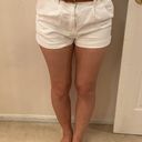 ZARA  white denim shorts. Size 2 Photo 2