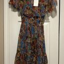 Zimmermann NWT. $850 Zimmerman Cape Ruffle Floral Dress AU 0 / US 4 Photo 8