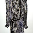 Parker  Silk Long Sleeve Multicolored Dress Size XS Photo 4