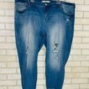 Torrid  Distressed High Rise Ankle skinny Jeans Size 26 Photo 1