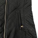 Miami  Black Quilted Sherpa Lined Vest Photo 5