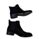 Cole Haan  Suede Black Booties Women's Size 7B Stretch Sides Western Leather Photo 2