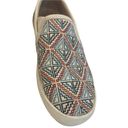 Joie  Sneakers Bohemian Huxley Slip-On Woven Canvas Geometric Pattern, 6.5 Photo 2