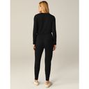 Beyond Yoga NWT  Overlapping Long Sleeve Black Jumpsuit Photo 2