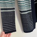 Talbots Women’s Striped Open Front Cardigan Sweater Shimmer Blue Size Medium Photo 6