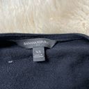 Banana Republic  asymmetrical zip bomber jacket knit black zippers Photo 3