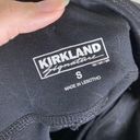 Kirkland Signature Kirkland Black Crackled Pattern Mid Rise Athletic Leggings Photo 3