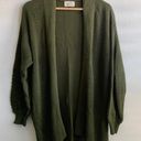 Universal Threads Universal Thread Cardigan Olive Green Long With Pockets Photo 0