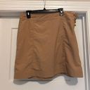 Patagonia  Water Girl Tan Khaki Side Laced Skirt Size 12 Fishing Camping Outdoors Photo 0