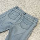 J.Jill  Skinny Ankle Jeans Light Wash Medium Rise Denim Size 8 Blue Stretch Photo 2