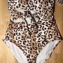 Aerie One Piece Full Coverage Swimsuit Animal Print Medium BNWTS $59.96 Photo 3