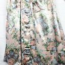 Victoria's Secret Gold Label Vintage Satin Robe Size Medium Floral Lace Midi Photo 5