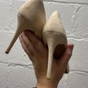 Charlotte Russe Tan Suede Heels Photo 3