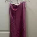 Code x Mode NWT  Pink Satin Striped Skirt Size Medium Photo 2
