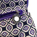 Vera Bradley  Women’s Purple Floral Print Zipper Closure Clutch Size Small Photo 5