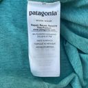 Patagonia  teal blue pencil casual skirt size large Photo 5