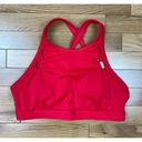 Athleta  Red Underwire Sports Bra 34 B/C Photo 1