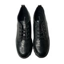 Bamboo  Womens Black Crocco Chunky Lace Up Oxford Shoes Y2K Inspired Platform 8.5 Photo 7