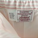 Pendleton  Vintage Silk Blend Pink & White Pinstripe Pencil Skirt size 6 S small Photo 8