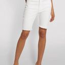 Bermuda Emanuel Ungaru denim white  shorts with pockets raw hem womens Size 10/44 Photo 12