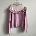 Hill House  Sweater Womens Size L Desk Cardigan Pink Pearl Button Coquette Fairy Photo 1