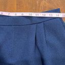 St. John  Basics Navy Blue Santana Knit Wide Leg Pleated Pants Photo 7