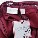 Bisou Bisou  Lace Midi Dress Illusion Mock Neck Party Cocktail Work Photo 2