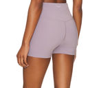 ANINE BING  Blake Bike Short Violet Purple XS Compression Slimming Photo 2